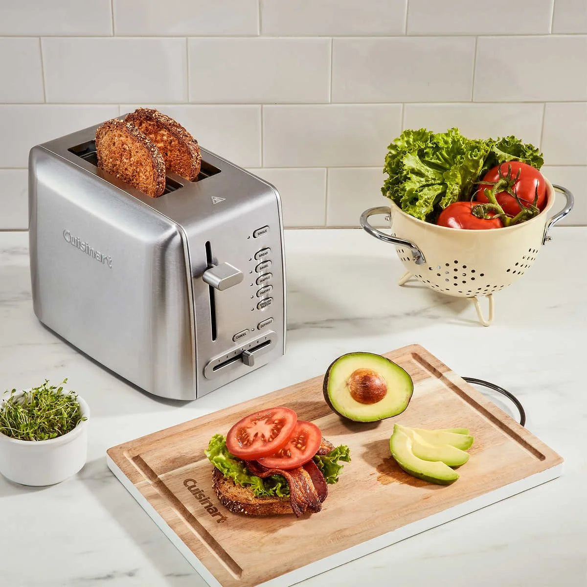 Cuisinart Custom Select 2-Slice Toaster – Stainless Steel, Multi-Function