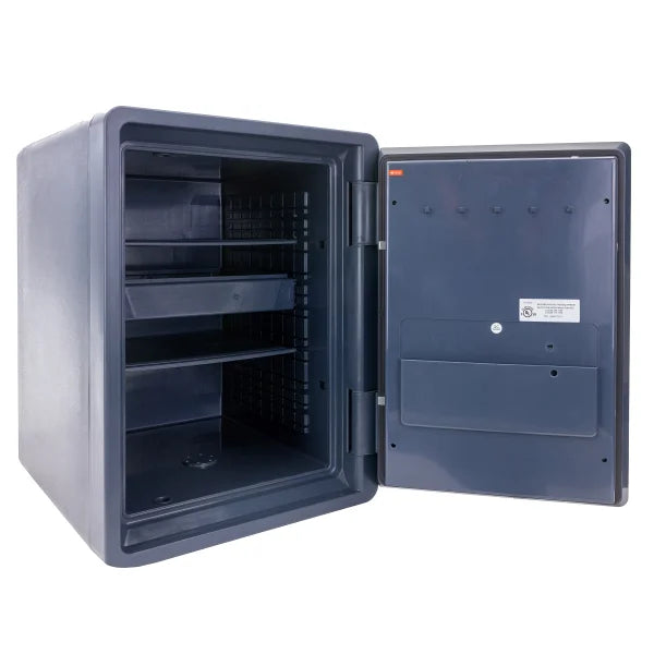 First Alert Fireproof Waterproof Safe 2.14 cu ft Digital Lock Security Box – Open Box