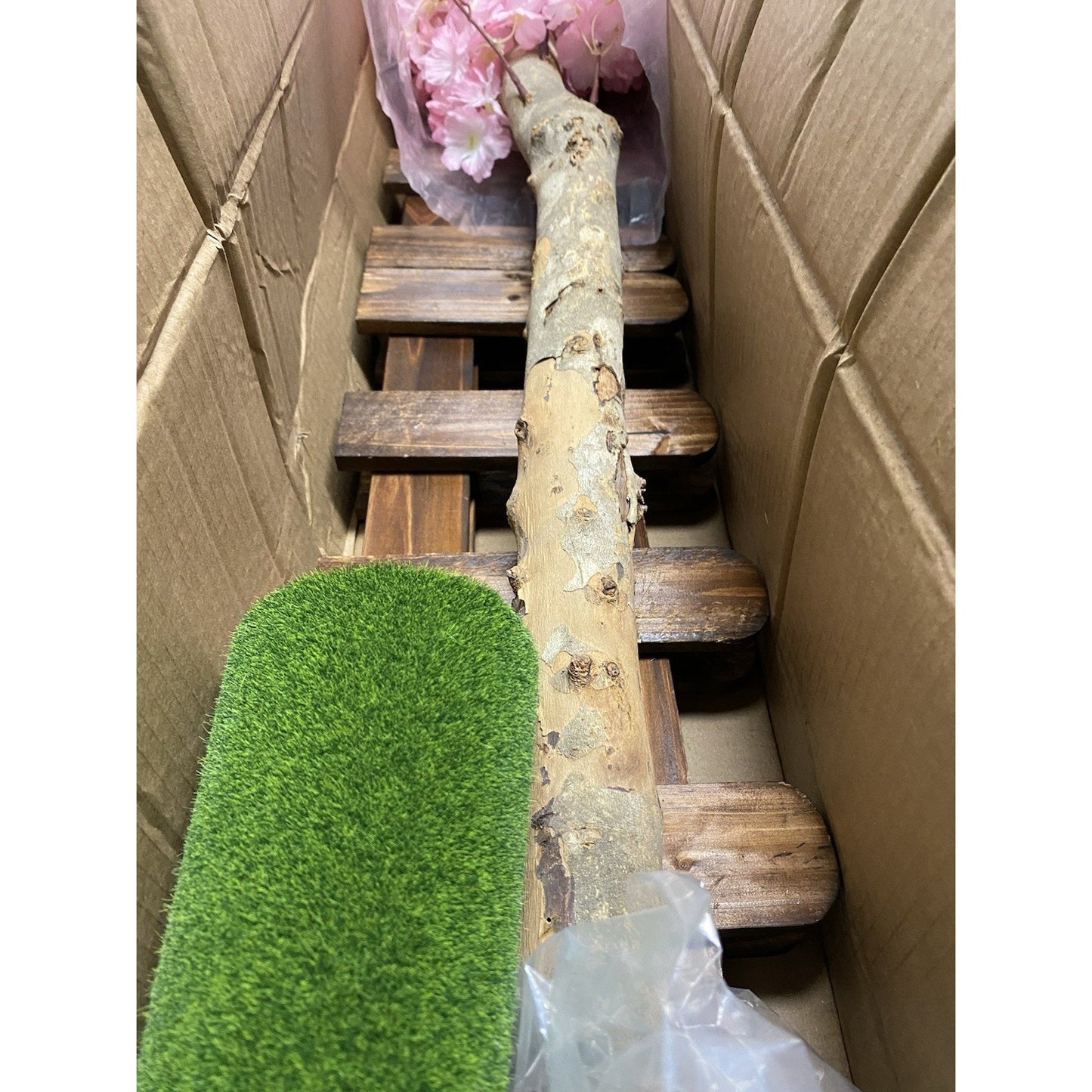 Artificial Cherry Blossom Trees Light Pink Tree Indoor Outdoor Home 5FT