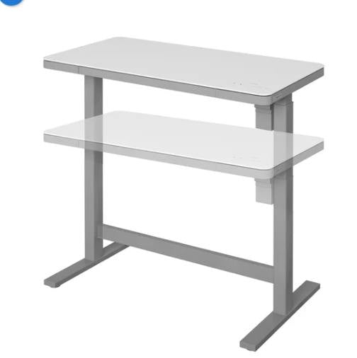 New Tresanti Geller 47″ Adjustable Height Desk – Assembled, New Condition
