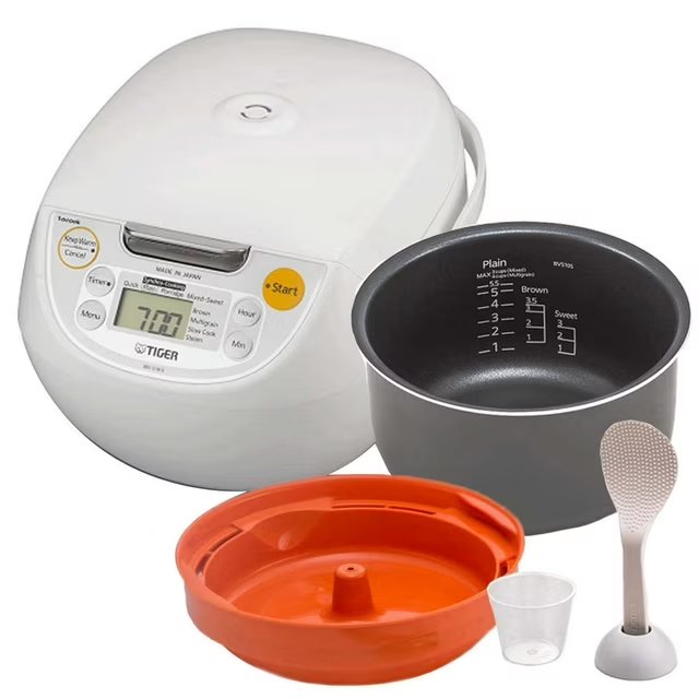 Tiger Micom Rice Cooker 5.5 Cup – Multi-Function Warmer, Steamer, Slow Cooker