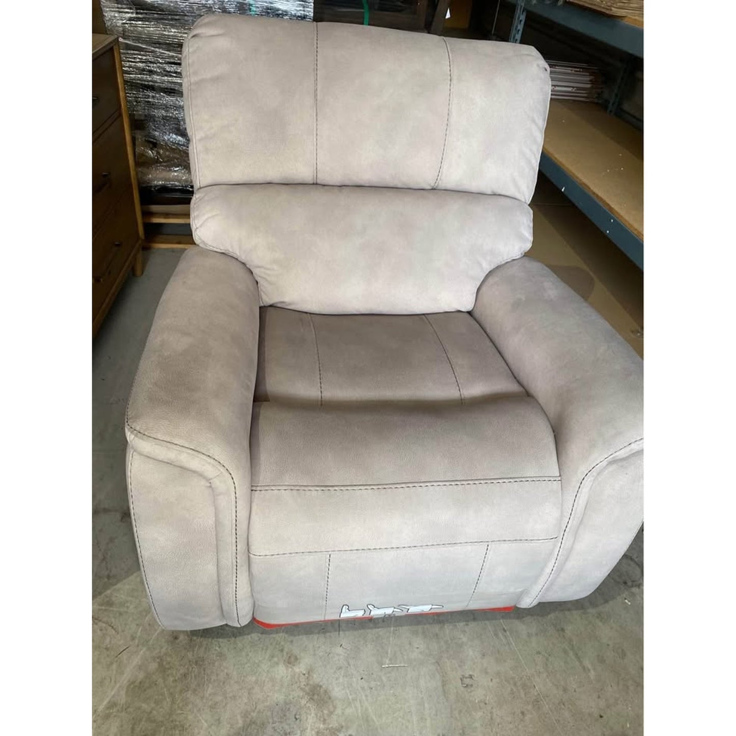 True Innovations Hayden Manual Rocker Recliner couch – Beige Fabric – Like New