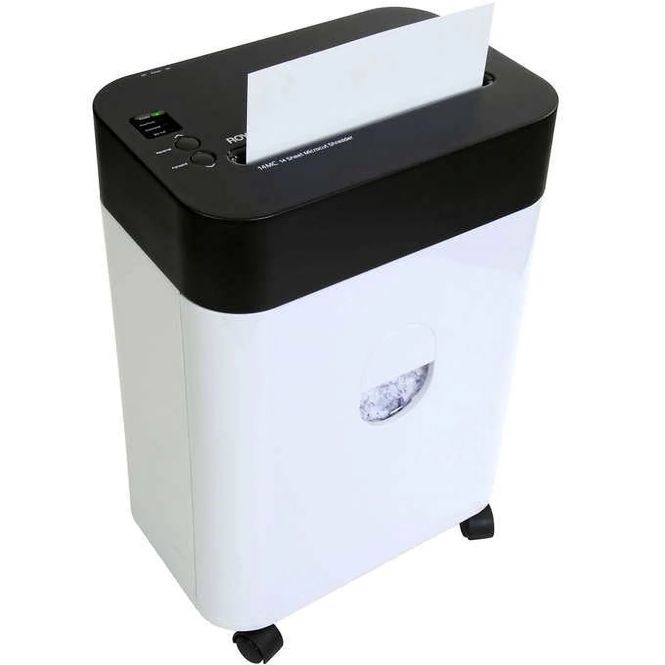 Royal Shredder Micro-Cut Paper Shredder, 14-Sheet, Black/White