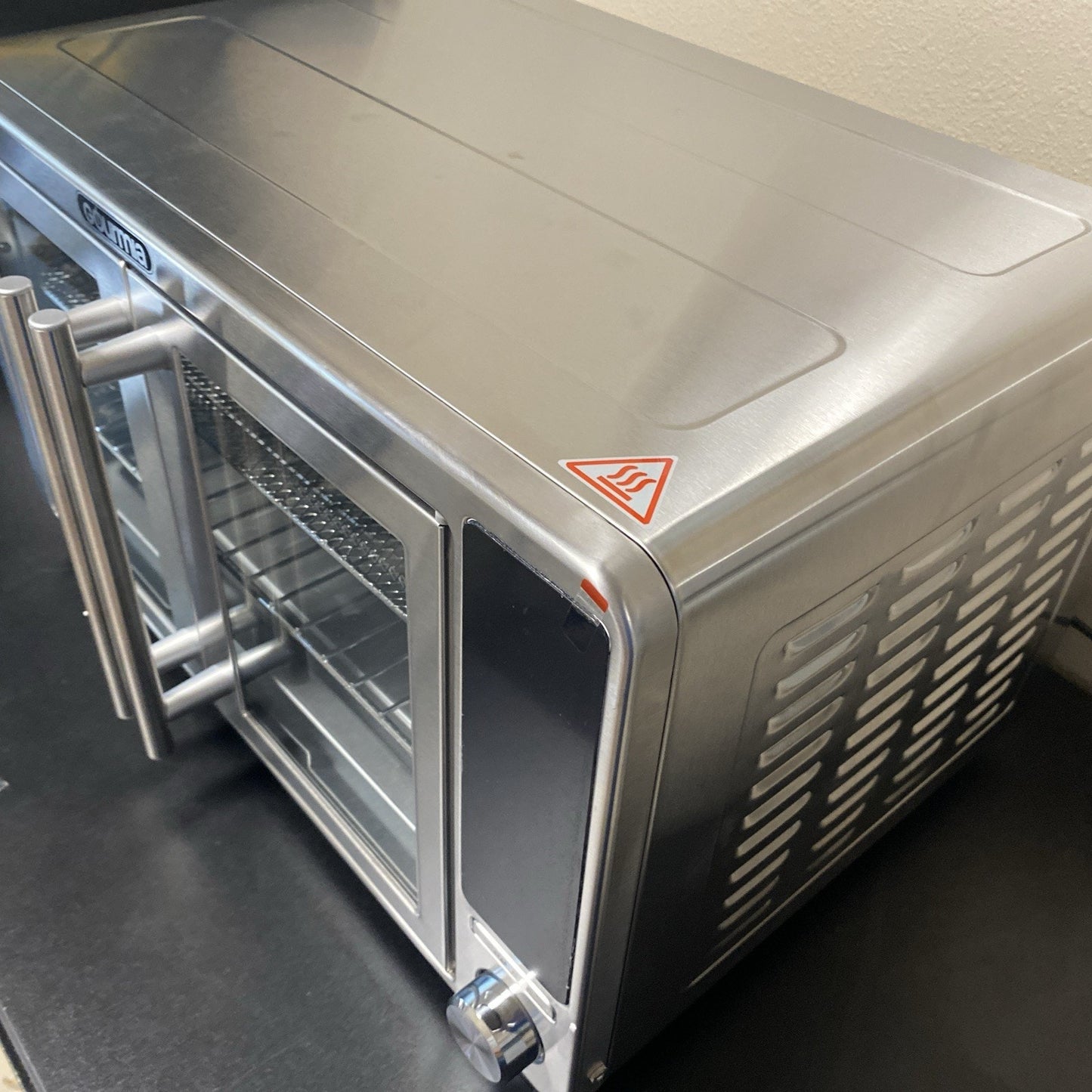 Gourmia XL Digital Countertop Oven with Air Fry Frech Door Stainless (Open Box)