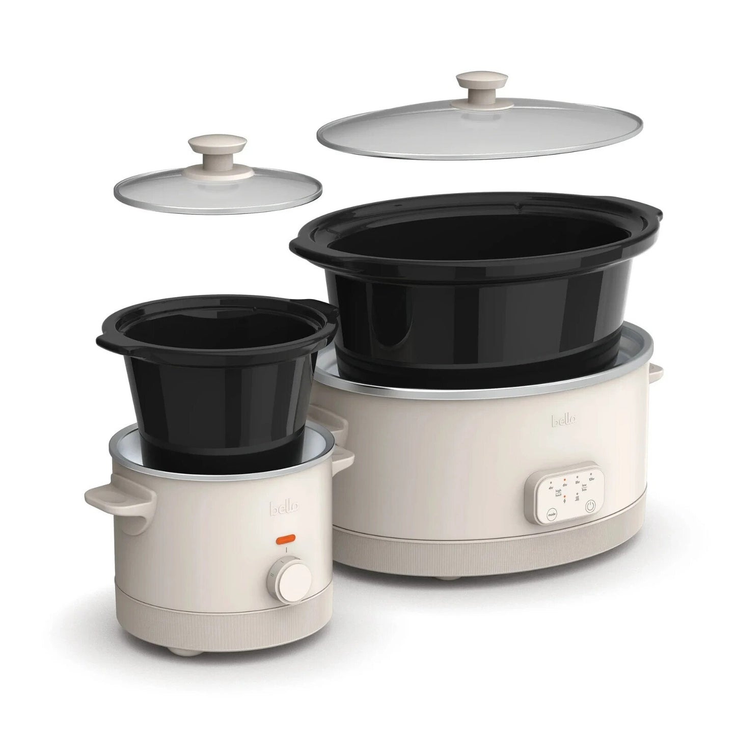Bella 6-Quart Programmable Slow Cooker with 2-Quart Slow Cooker Set