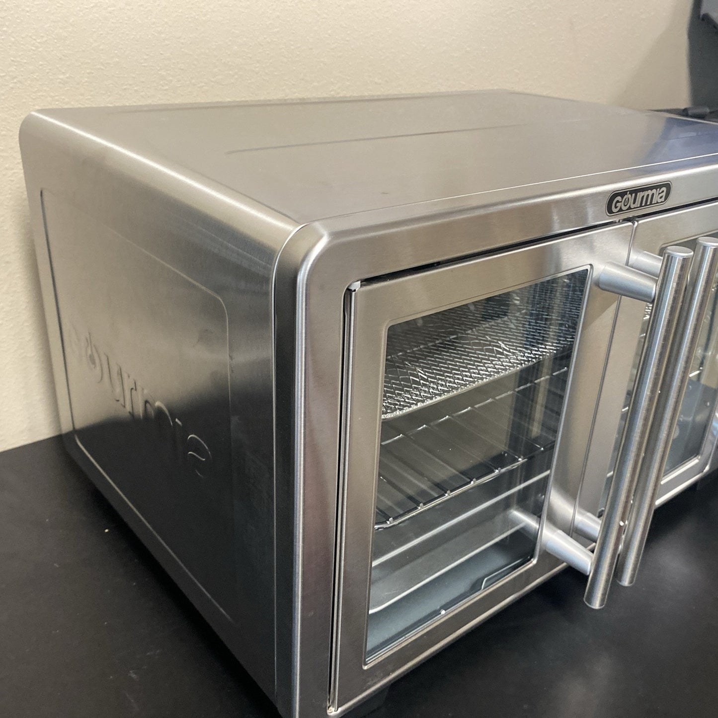 Gourmia XL Digital Countertop Oven with Air Fry Frech Door Stainless (Open Box)