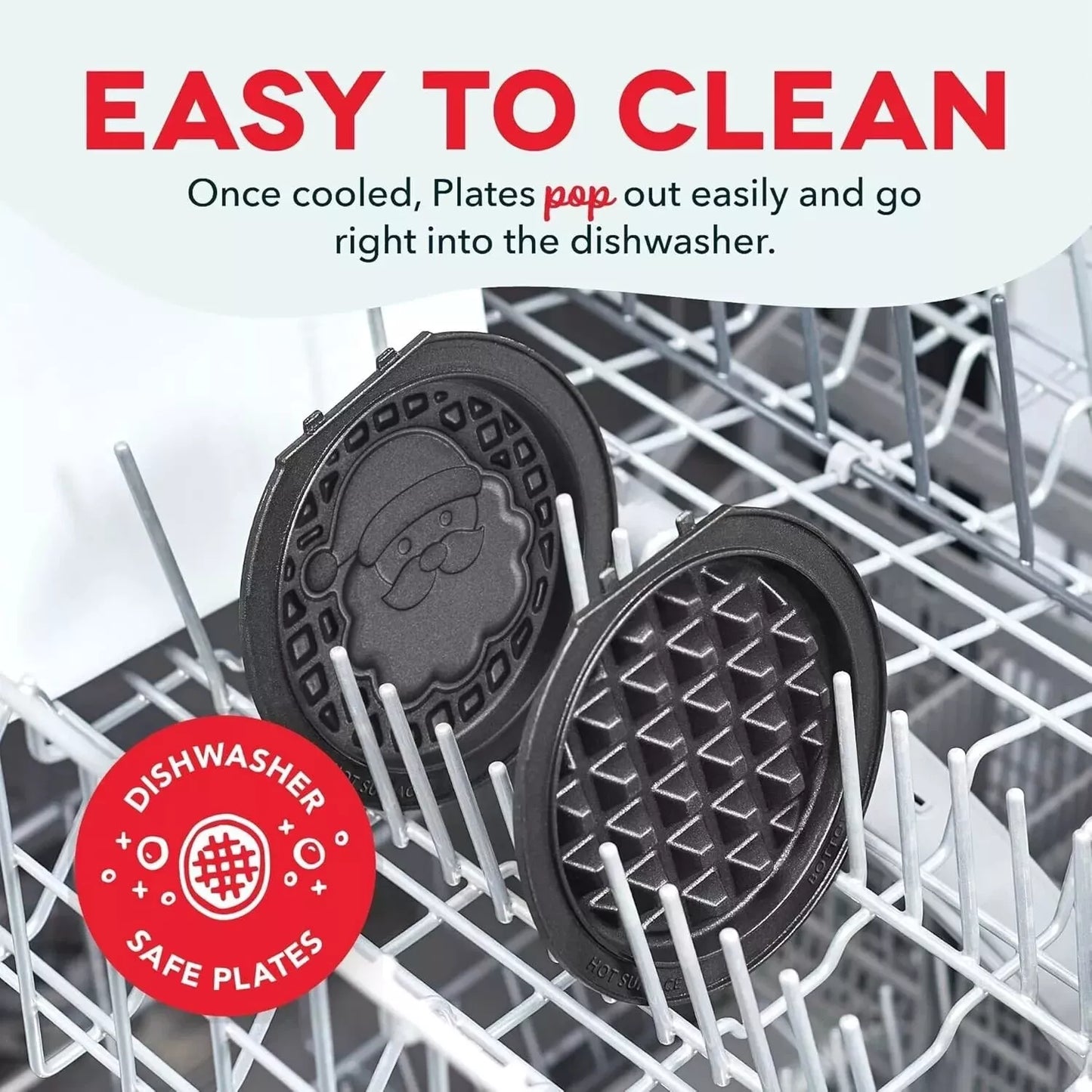 MultiMaker 7-in-1 Mini Waffle Maker – Nonstick Plates Holiday Open Box New