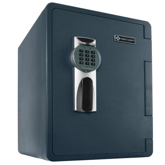 First Alert Fireproof Waterproof Safe 2.14 cu ft Digital Lock Security Box – Open Box