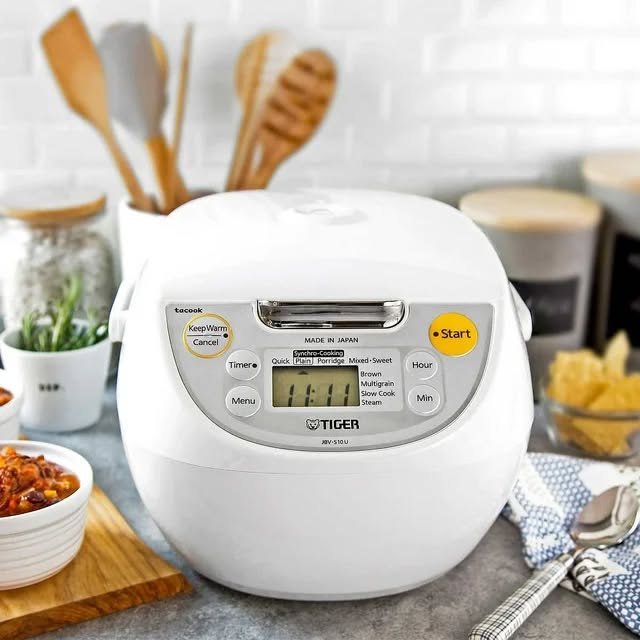 Tiger Micom Rice Cooker 5.5 Cup – Multi-Function Warmer, Steamer, Slow Cooker