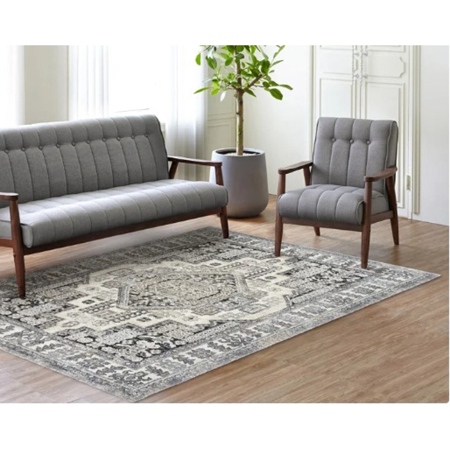 Icon Area Rug Collection, Gordon Gray  5 ft. 3 in. x 7 ft