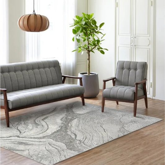 NEW 5'3" x 7' Icon Atoll Area Rug – Modern Soft Indoor Carpet