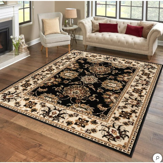 New Thomasville Timeless Classic Rug – Minerva – 7×10 Area Rug Minerva Black