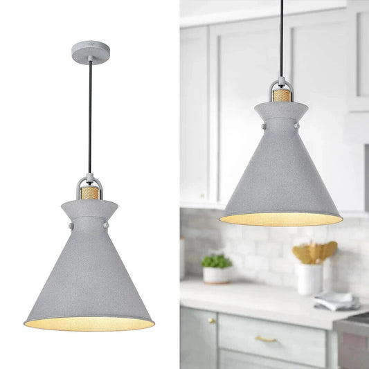 Emliviar Hanging Lamp, Industrial Vintage Pendant Lighting Kitchen Island 14 Inc